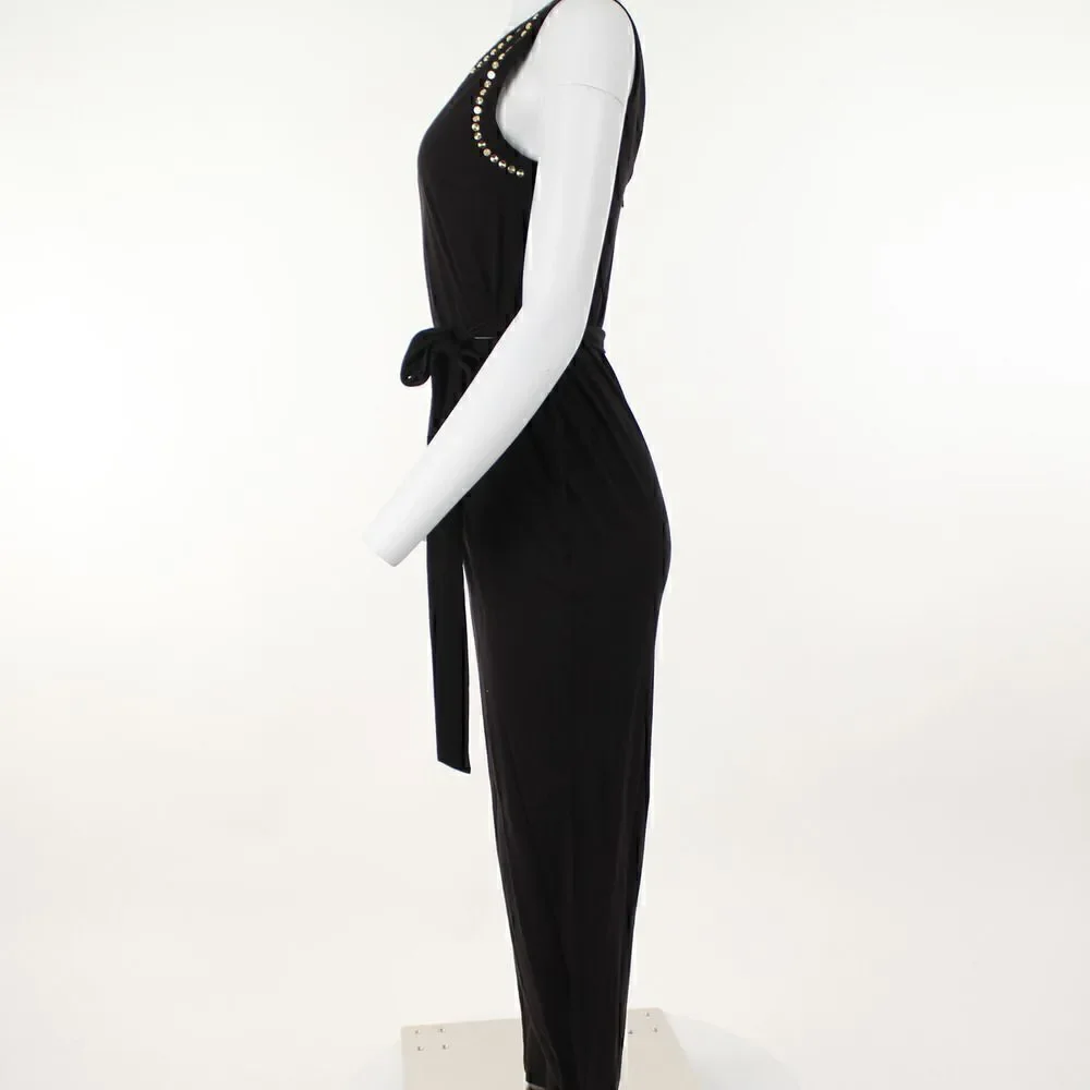 Michael Michael Kors Studded Belted Jumpsuit